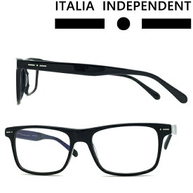 ITALIA INDEPENDENT メガネフレーム イタリア インディペンデント メンズ&レディース ブラック 眼鏡 II-5864-009-GLS ブランド