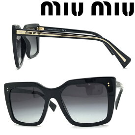 miu miu サングラス ミュウミュウ レディース グラデーションブラック 0MU-02WS-1AB5D1 ブランド