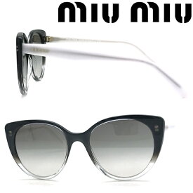 miu miu サングラス ミュウミュウ レディース グラデーションブラック 0MU-04XS-114OA7 ブランド