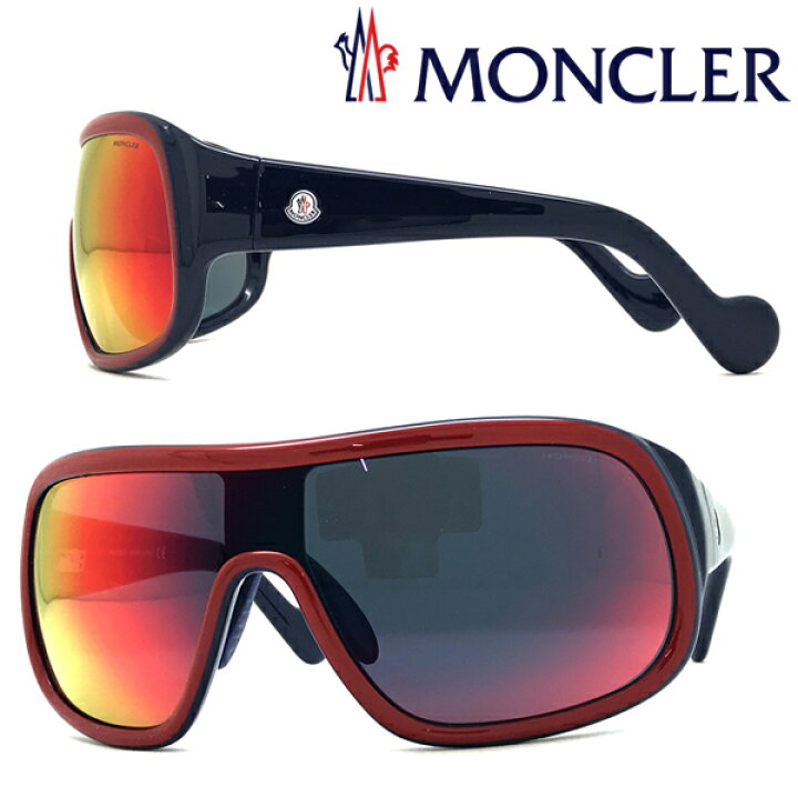 楽天市場】MONCLER サングラス モンクレール メンズ&レディース レッド 