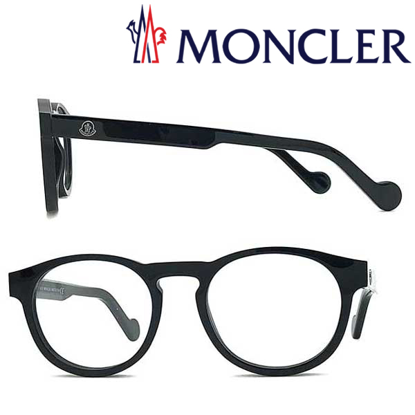 MONCLER メガネフレーム モンクレール メンズ&レディース ブラック 眼鏡 ML-5051-001 ブランド／バレンタインデー ホワイトデー  プレゼント 就職祝い 男性 女性 | WOODNET　楽天市場店
