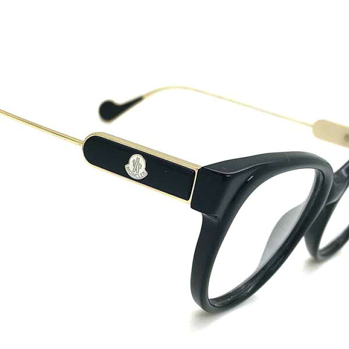 MONCLER ブラックフレーム メガネ （楽天市場】MONCLER メガネフレーム  