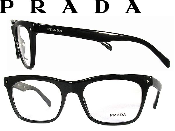 楽天市場】PRADA ブラックメガネフレーム プラダ 眼鏡 めがね 0PR-01NV