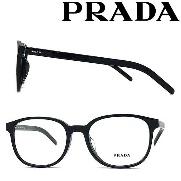 PRADA メガネフレーム プラダ メンズ&レディース ブラック 眼鏡 PR07XVF-1AB1O1 ブランド | WOODNET　楽天市場店