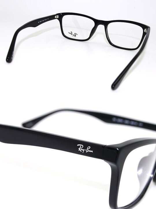 楽天市場】メガネフレーム レイバン RayBan ブラック ウェリントン型  