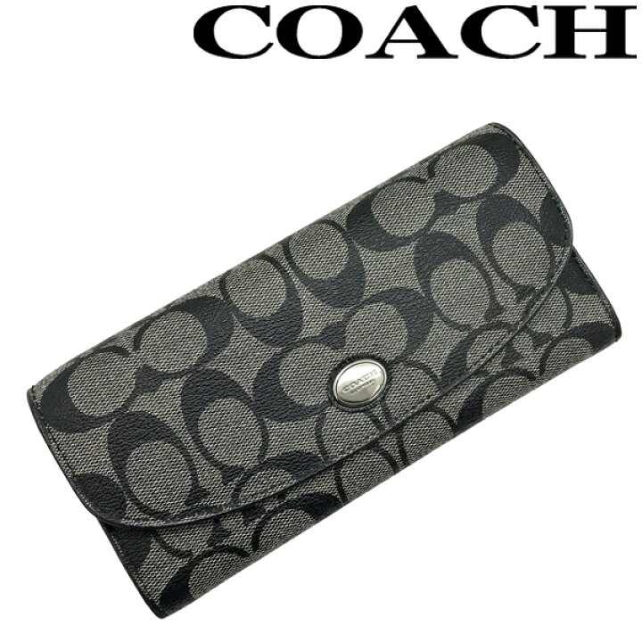 楽天市場】【中古】COACH 長財布 コーチ 【ほぼ新品】メンズ 
