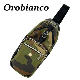 【中古】OROBIANCO ショルダーバッグ オロビアンコ 【非常に良い】メンズ 鞄 カモフラージュ 迷彩柄 r-ob-b-0524-08 ブランド
