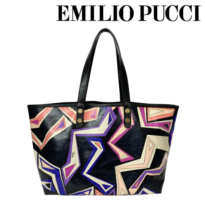 楽天市場】【中古】EMILIO PUCCI トートバッグ エミリオプッチ 【やや  