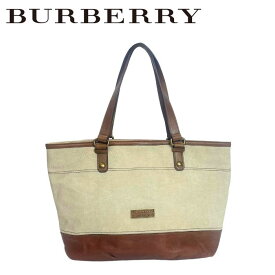 【中古】 BURBERRY トートバッグ バーバリー 【非常に良い】 手提げ鞄 レディース ブルーレーベル ベージュ×ブラウン R-r-bu-b-0572-05 ブランド