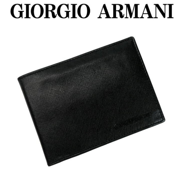 楽天市場】【中古】【非常に良い】GIORGIO ARMANI 2つ折り財布 