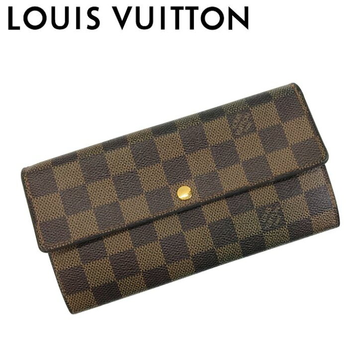 楽天市場】【中古】LOUIS VUITTON 長財布 ルイヴィトン 【やや傷や使用 