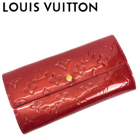 【中古】LOUIS VUITTON ルイヴィトン 二つ折り長財布【非常に良い】M93530 モノグラムヴェルニ ポルトフォイユ サラ イニシャル刻印入り メンズ レディース ブランド r-lv-w-p241208-20