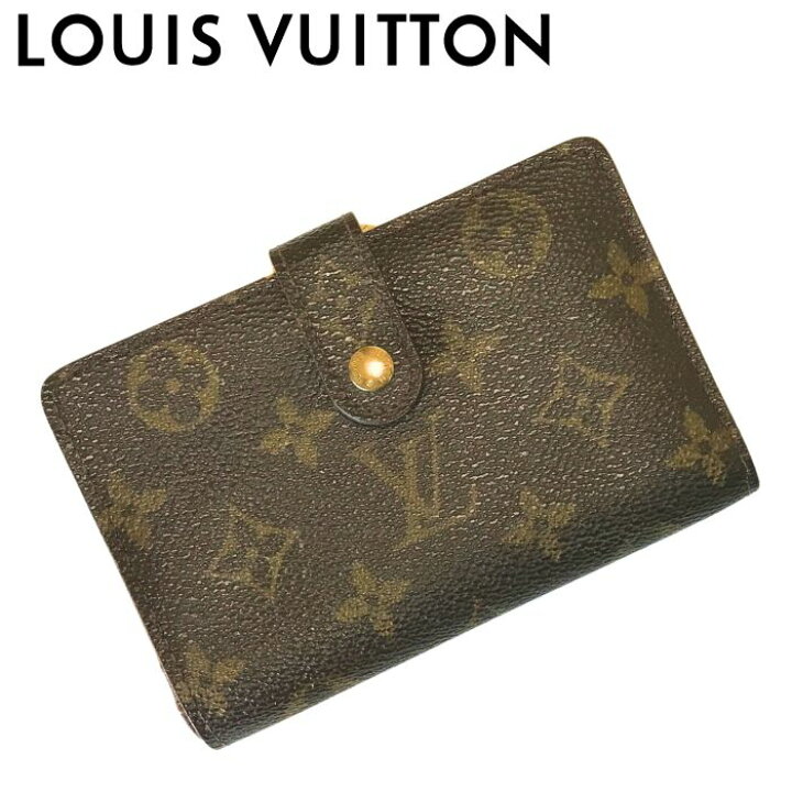 楽天市場】【中古】LOUIS VUITTON ルイヴィトン 二つ折り財布【非常に  