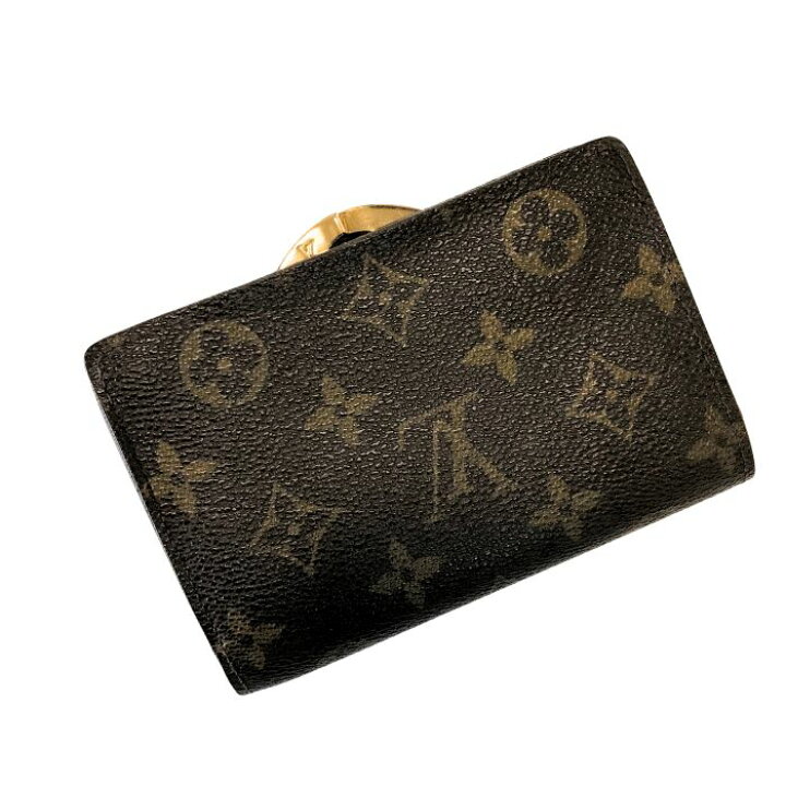 楽天市場】【中古】LOUIS VUITTON ルイヴィトン 二つ折り財布【非常に  