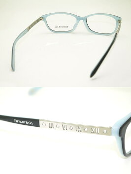 【送料無料】眼鏡Tiffany&Co.ブラック×スカイブルーティファニーメガネフレームめがねTF-2118BD-8055ブランド/メンズ&レディース/男性用&女性用/度付き・伊達・老眼鏡・カラー・パソコン用PCメガネレンズ交換対応/レンズ交換は6,800円〜