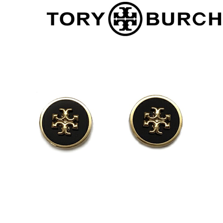 楽天市場】TORY BURCH ピアス トリーバーチ レディース キラ エナメル サークルスタッズ ゴールド×ブラック 90547-720 ブランド : WOODNET 楽天市場店