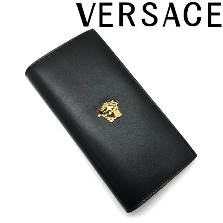 楽天市場】VERSACE 二つ折り長財布 ベルサーチ ヴェルサーチェ メンズ 