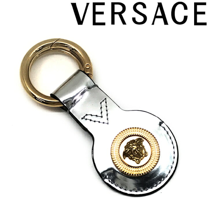 楽天市場】VERSACE キーホルダー キーリング ベルサーチ ヴェルサーチ 
