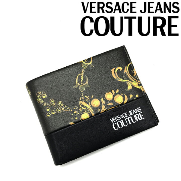 楽天市場】VERSACE JEANS COUTURE 二つ折り財布 ベルサーチ  