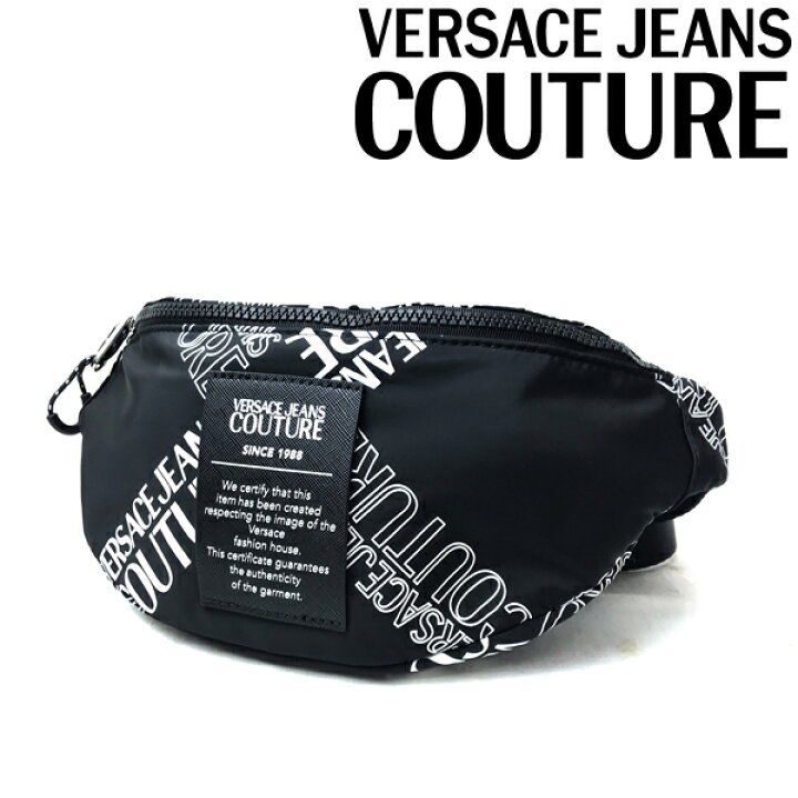 楽天市場】VERSACE JEANS COUTURE ウェストバッグ ベルサーチ 