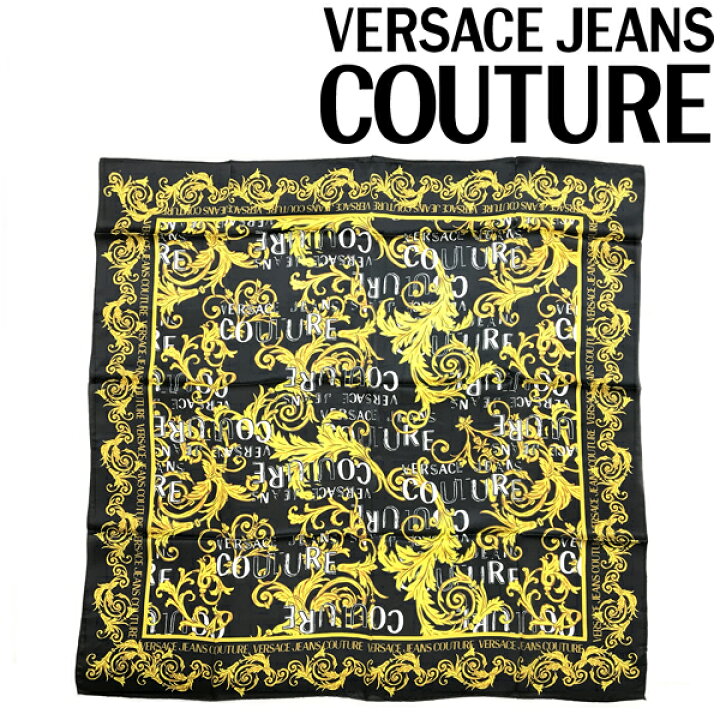 楽天市場】VERSACE JEANS COUTURE スカーフ ベルサーチ ヴェルサーチェ 