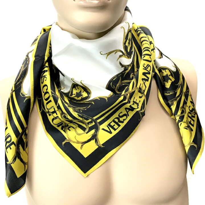 楽天市場】VERSACE JEANS COUTURE スカーフ ベルサーチ ヴェルサーチェ 