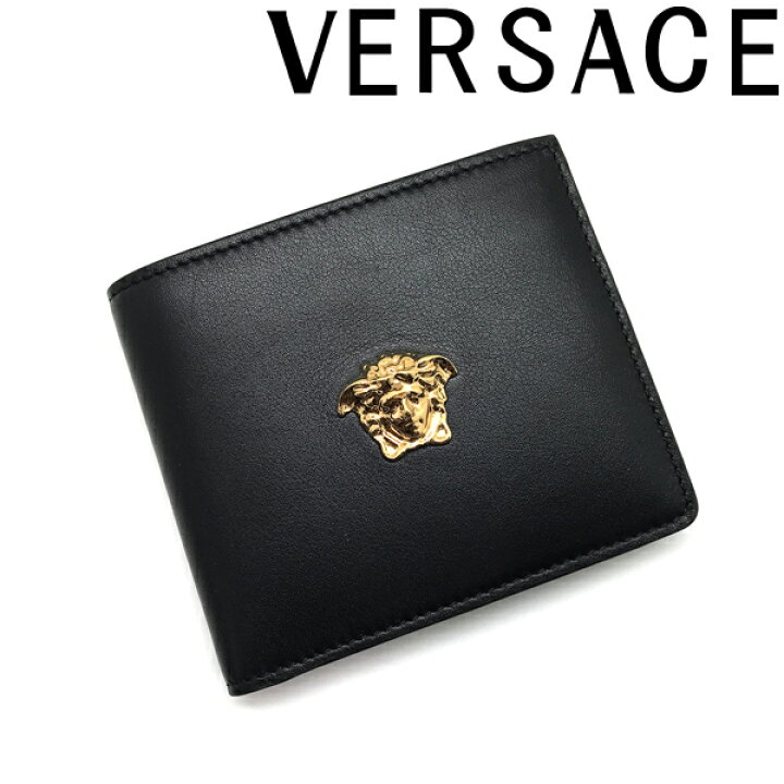 楽天市場】VERSACE 二つ折り財布 ベルサーチ ヴェルサーチェ メンズ 