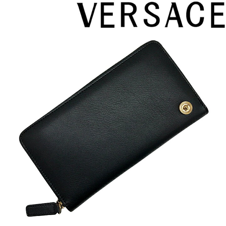 楽天市場】VERSACE 長財布 ベルサーチ ヴェルサーチェ メンズ 