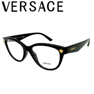 VERSACE ヴェルサーチェ メガネ 眼鏡 めがね メガネフレーム ヴェルサーチ ベルサーチ ベルサーチェ ブラック 0ve-3365u-gb1 ブランド メンズ レディース 男性用 女性用 度付き 伊達 老眼鏡 カラー