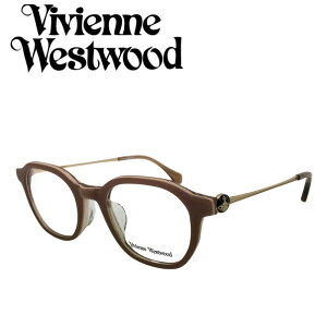 Vivienne Westwood メガネフレーム ヴィヴィアン ウエストウッド ダークベージュ×ゴールド レディース 眼鏡 vw-40-0020-02 ブランド