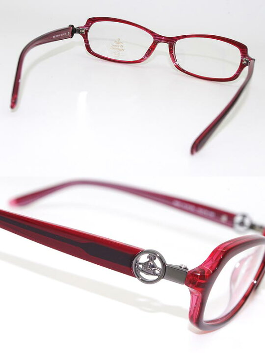 楽天市場】メガネフレーム Vivienne Westwood レッド×レッドストライプ 