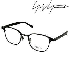 Yohji Yamamoto メガネフレーム ヨウジヤマモト メンズ&レディース マットブラック×ガンメタルブラック 眼鏡 yy-19-0073-02 ブランド