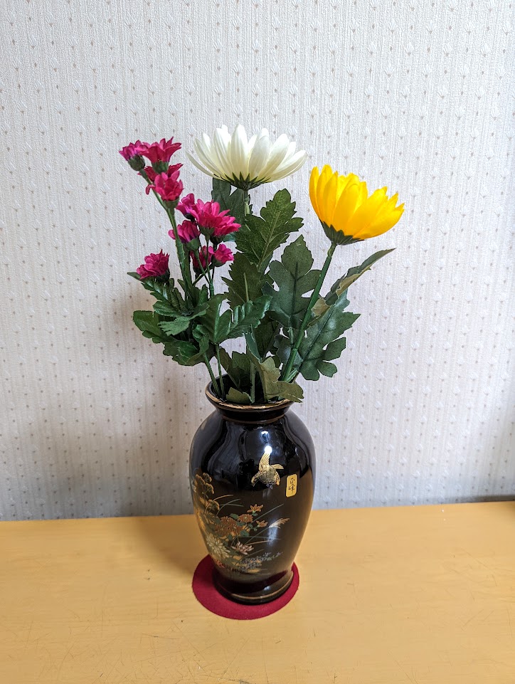 楽天市場】仏壇用 造花 花瓶付きの通販