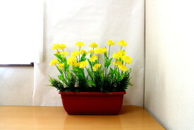 毎春大人気アイテム菜の花プランター　造花待ちどうしい春到来デイスプレイ装飾菜の花サイズ高さ50cm幅45cm奥行き20cm2,980円装飾アーティシャルフラワー眩しい黄色レギュラー