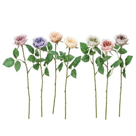 ローズ　造花　選べる　カラバリ　7色 アーティシャルフラワー　フラワー　綺麗　アレンジメント　スプレー　枯れない　インスタ映え　カフェ　ディスプレイ
