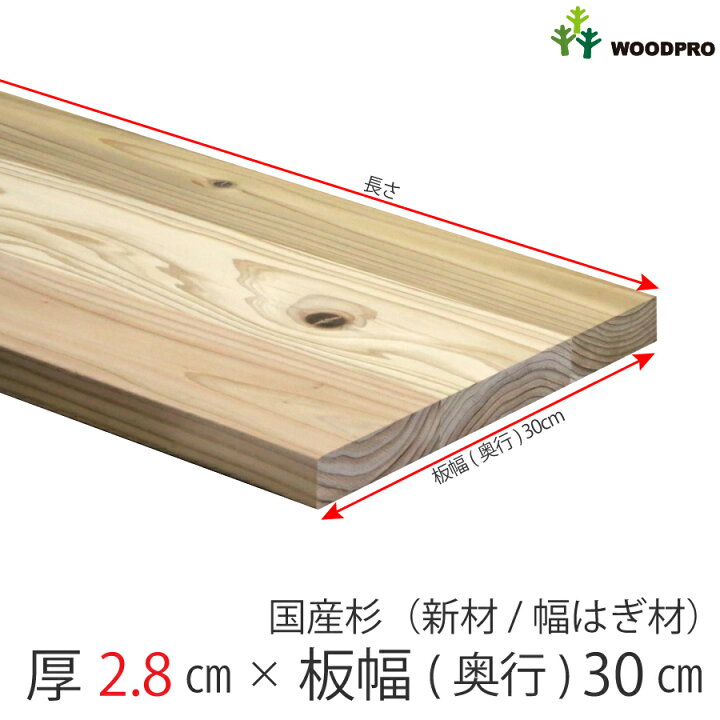 楽天市場】棚板/テーブル天板 厚み2.8cm 30cm/45cm/60cm 長さ70cm国産 