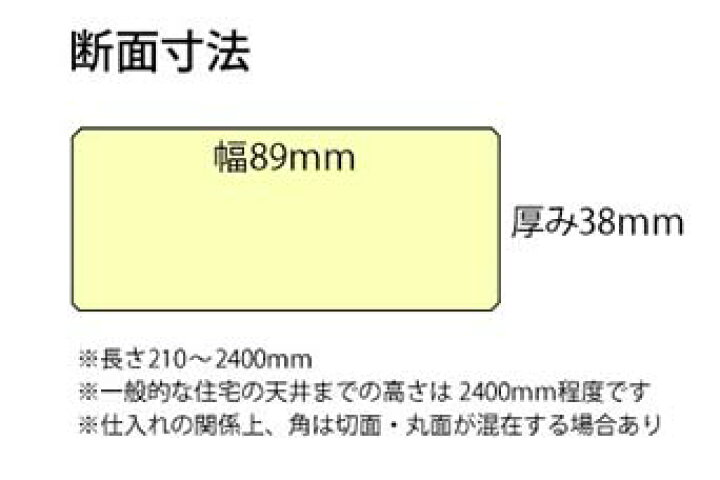 楽天市場 ２ ４材 ツーバイフォー材 Diy素材 国産杉 新材 厚38ｍｍ 幅ｍｍ 長さ01 2440ｍｍ 無塗装板 木材 棚板 角材 オーダー カット Diy 天然木 無垢 杉板 一枚板 受注生産 特大商品 Woodpro ウッドプロ