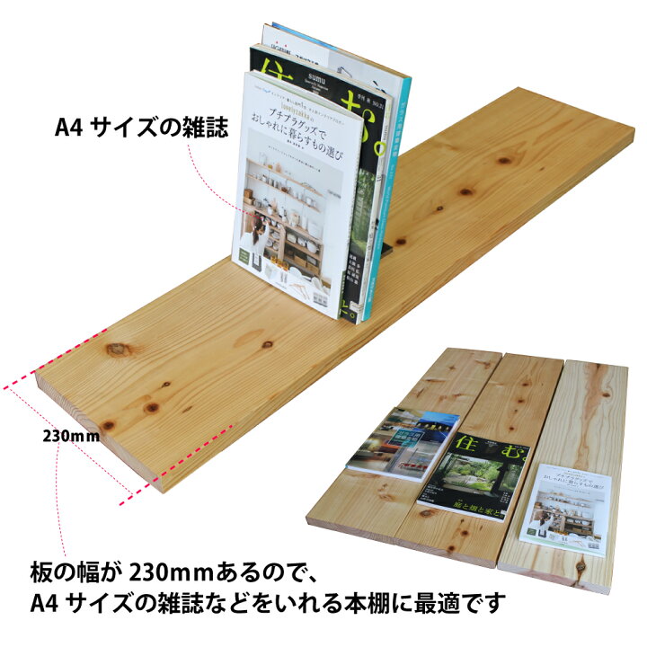 楽天市場】DIY素材◇国産杉（新材）厚27mm×幅230mm×長さ2510 