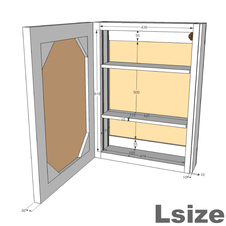 古い3段 飾り棚 ミラーキャビネット ドレッサー ウォールミラー 古い3段 飾り棚 ミラーキャビネット ドレッサー ウォールミラー 壁掛け