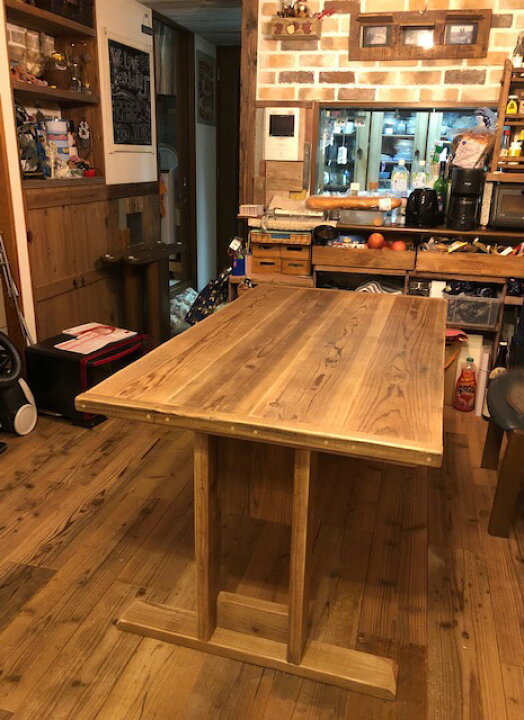 楽天市場】OLD ASHIBA（足場板古材）Hシリーズ ダイニングテーブル  