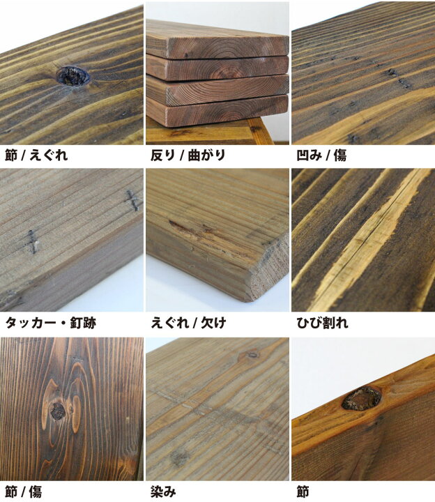 楽天市場】ヴィンテージ 板材 幅80cm/120cm 奥行24cm 厚み3.5cm 【1枚 