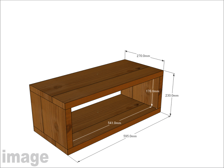 楽天市場】スクエア ラック 長方形（1.5段）幅595mm×高さ230mm×奥行
