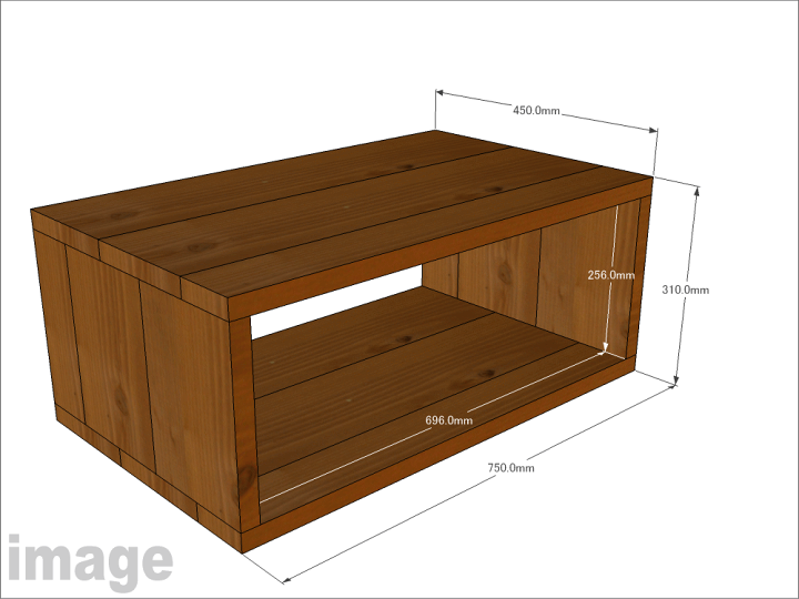 楽天市場】スクエア ラック 長方形「大」（2.5段）幅750mm×高さ310mm