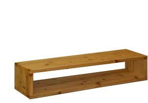 【横幅/高さは1cm単位でオーダー可】国産杉 ロの字/四角 ラック(板厚2.4cm)幅21〜100cm×高さ11〜20cm×奥行20cm【受注生産】スクエア 長方形 オープンラック キューブボックス 棚 車中泊 隙間埋