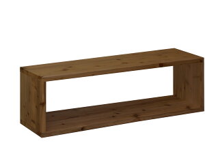 【横幅/高さは1cm単位でオーダー可】国産杉 ロの字/四角 ラック(板厚2.4cm)幅21〜100cm×高さ21〜30cm×奥行20cm【受注生産】スクエア 長方形 オープンラック キューブボックス 棚 車中泊 隙間埋