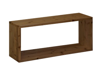 【横幅/高さは1cm単位でオーダー可】国産杉 ロの字/四角 ラック(板厚2.4cm)幅21〜100cm×高さ31〜40cm×奥行20cm【受注生産】スクエア 長方形 オープンラック キューブボックス 棚 車中泊 隙間埋