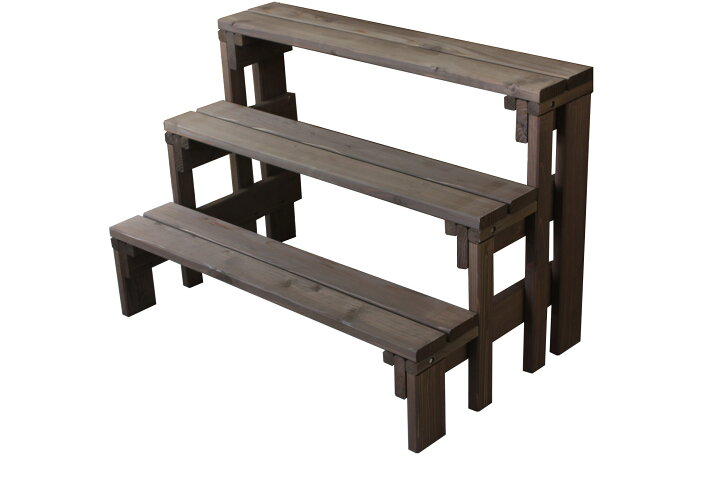 楽天市場】プランター台 花台 棚板セット3段幅91cm×奥行58cm×高さ23.7  