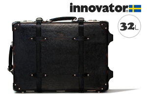 イノベーター スーツケース innovator ヴィンテージトランク（32L、50cm） ブラック