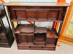 和室用飾り棚 和茶 40花梨 和室 現品処分品