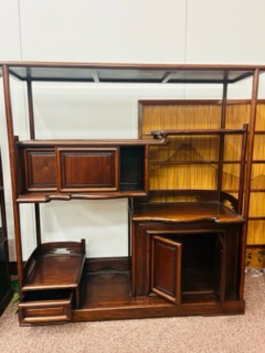 楽天市場】和室用飾り棚 和茶 40花梨 和室 現品処分品 : Wood story